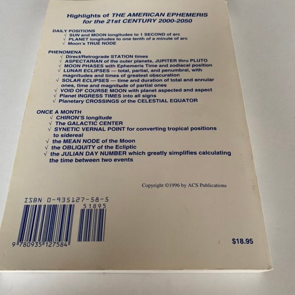 The American Ephemeris for the 21st Century at Noon by Neil F. Michelsen - Picture 2 of 6